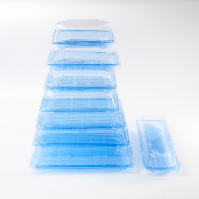 BH00-11 voedselcontainer Takeaway Verpakkingsdoos Plastic For Good Food Plastic BLUE Wegwerp Sushi doos