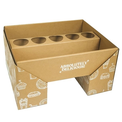 Eenmalige Kraftpapier voedseldoosje,Picnic doosje.
