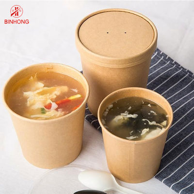 Eco Vriendschappelijke 16oz Beschikbare Document Containers met Deksel