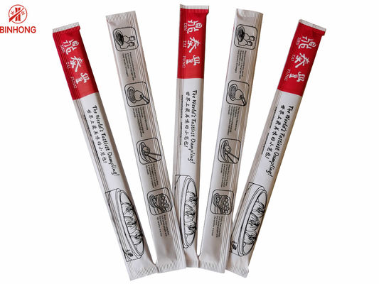 Wegwerpproduct 21cm Chinese Bamboeeetstokjes ISO9001 met Volledige Document Verpakking