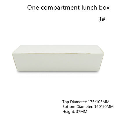 Één Compartiment Microwavable Beschikbaar Bento Box Containers