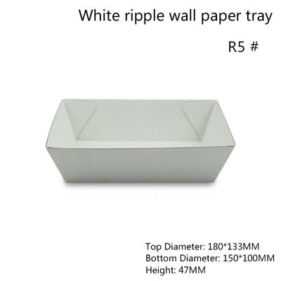 Rechthoekig Witboekvoedsel die Tray Height 47mm dienen