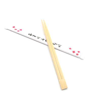 Eco Frindly Natural Bamboo Chopsticks Sushi Stick met papieren verpakking