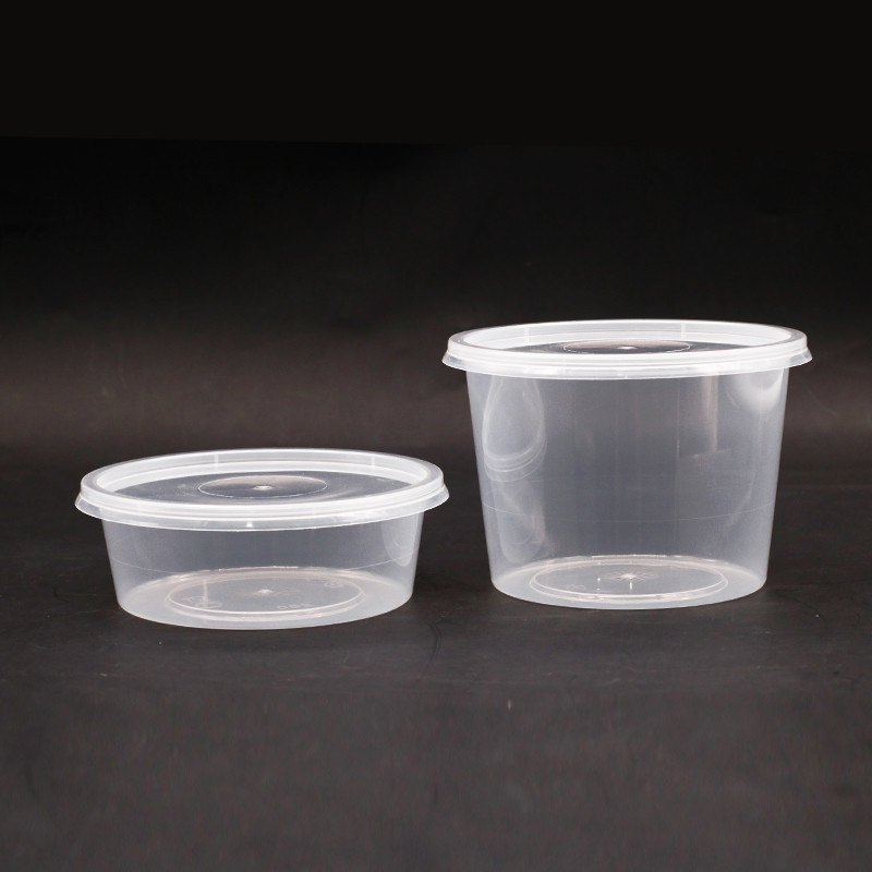 Van de de Opslagdoos van douanelogo disposable pp Plastic Duidelijke de Soepkop met Deksel