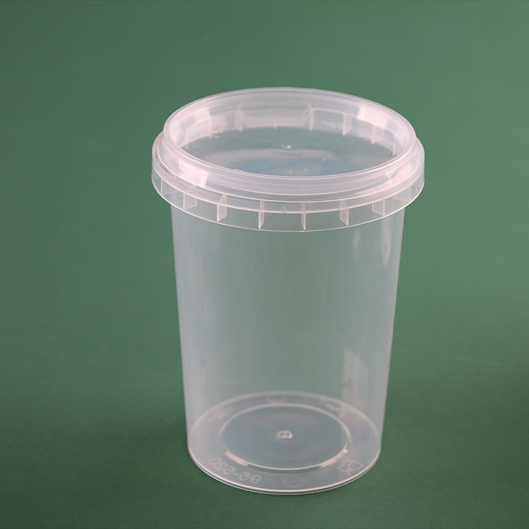 Van de de Opslagdoos van douanelogo disposable pp Plastic Duidelijke de Soepkop met Deksel