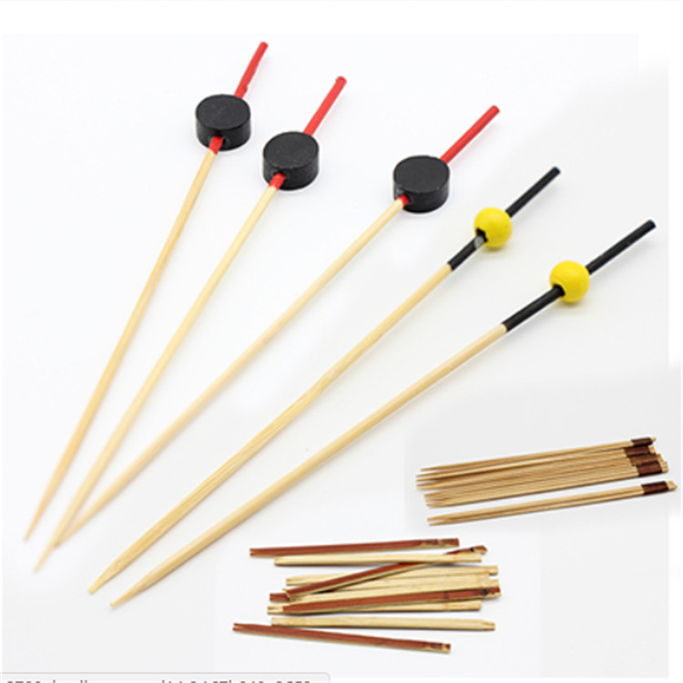 Met een laag bedekt niet van douanelogo bamboo knot picks skewers gemakkelijk Schoongemaakte Hittebestendigheid