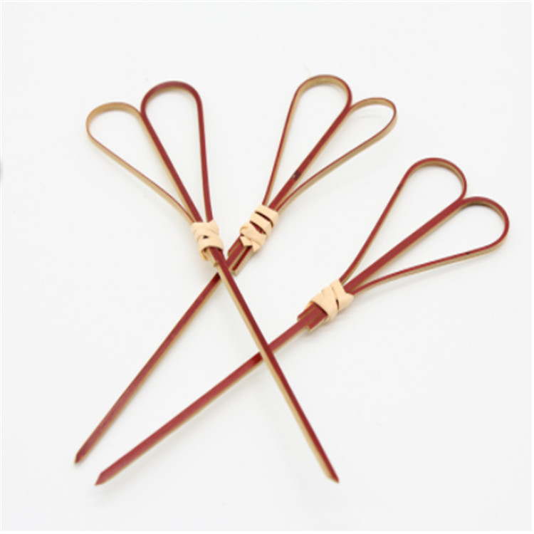 Met een laag bedekt niet van douanelogo bamboo knot picks skewers gemakkelijk Schoongemaakte Hittebestendigheid