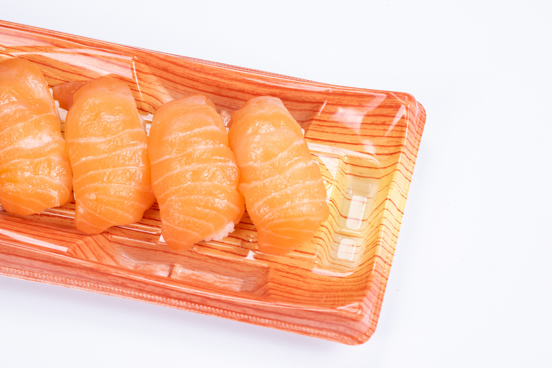 Uitpakkingsdozen wegwerp-sushi-verpakkingsdoos met deksels Doorzichtige plastic container