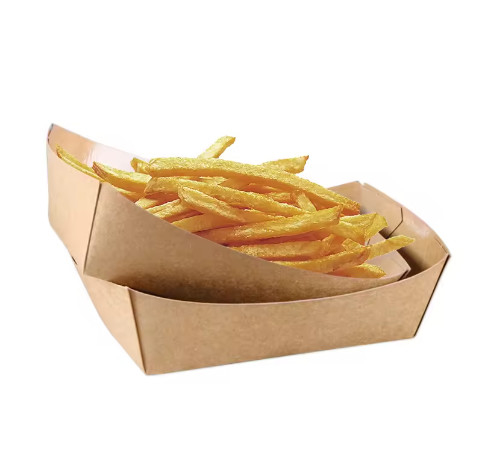 Leakproof aluminiumfolie bedekt wit papier lunchdozen Custom logo pakket van 50 of 100