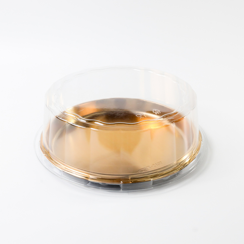 Groothandel PE Plastic Sushi doos met deksel ，cake doos，ronde plastic container