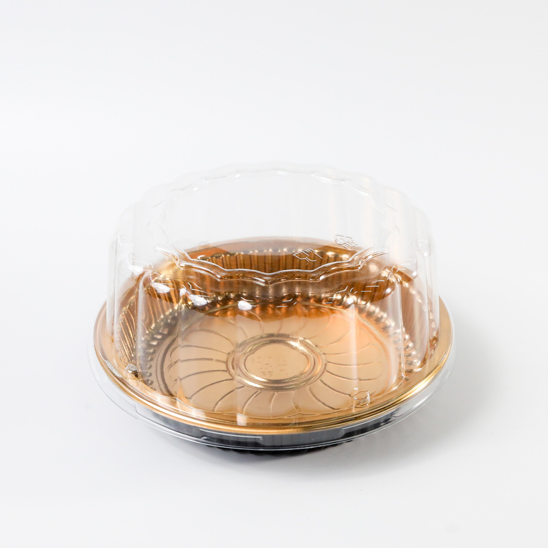 Groothandel PE Plastic Sushi doos met deksel ，cake doos，ronde plastic container
