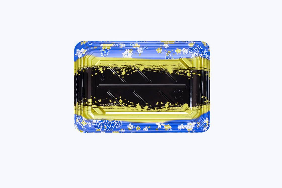 Professionele fabrikant Recyclebare plastic voedselverpakkingen Sushi-bakken voor voedselcontainers