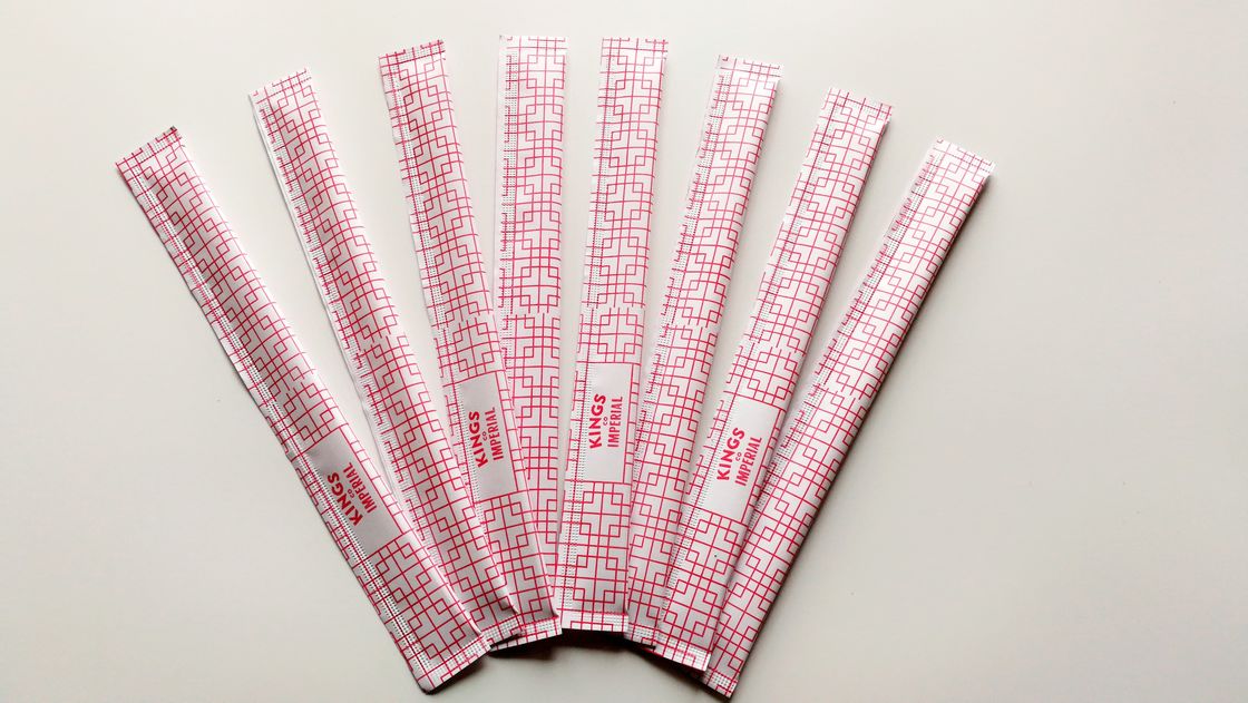 Het aangepaste Document verpakte Bulk Beschikbare Bamboeeetstokjes