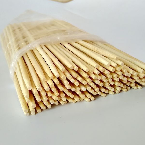 Ronde Beschikbare 4.5mm×20cm Ronde Bamboeeetstokjes