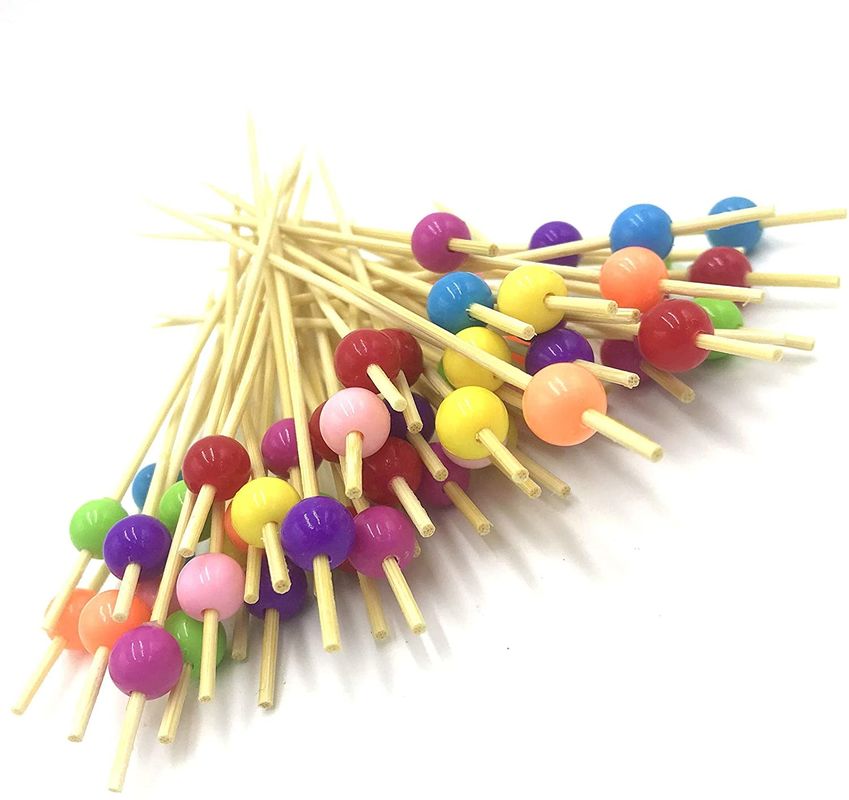 Decoratieve Kleurrijke de Vleespenstokken van het Hart Hoofd 9cm Fruit