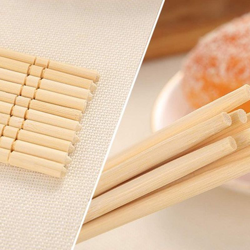 Natuurlijk Bamboe om 5.0mm*20cm Douane Logo Chopsticks