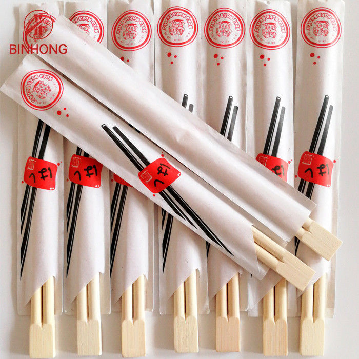 20cm Beschikbare Chinese Bamboeeetstokjes met Halve Document Koker