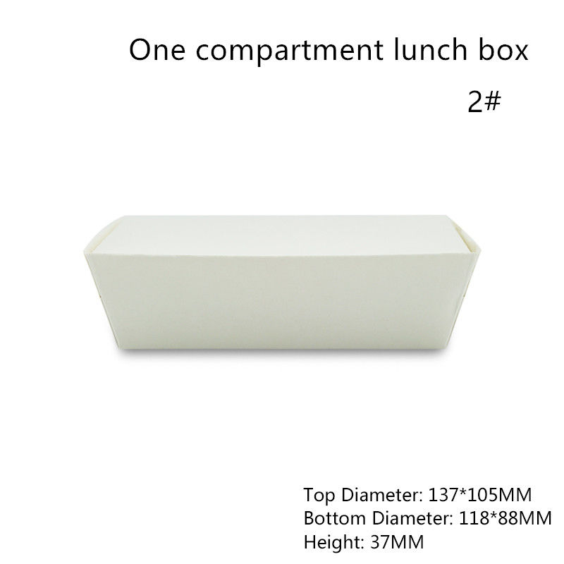Één Compartiment Microwavable Beschikbaar Bento Box Containers