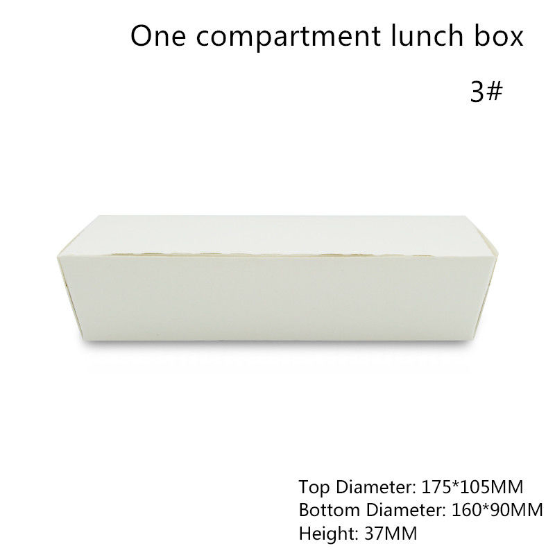 Één Compartiment Microwavable Beschikbaar Bento Box Containers