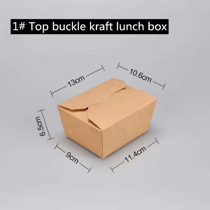 Document van Microwavable haalt het Bruine Kraftpapier Vakje 800 1400 weg 1480 2000ml