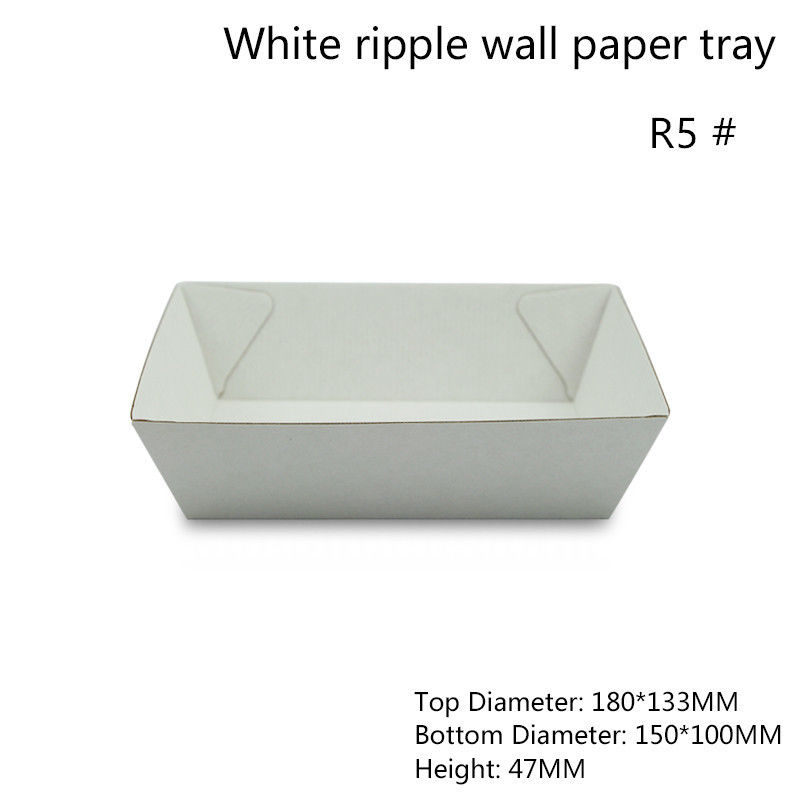 Rechthoekig Witboekvoedsel die Tray Height 47mm dienen