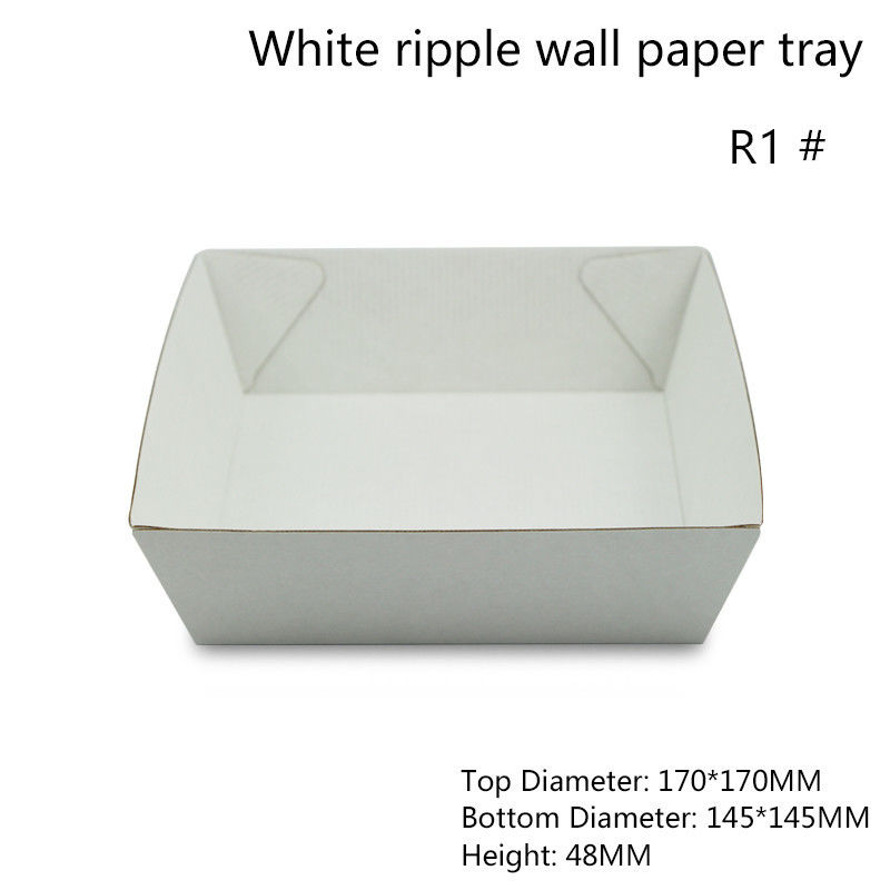 Rechthoekig Witboekvoedsel die Tray Height 47mm dienen