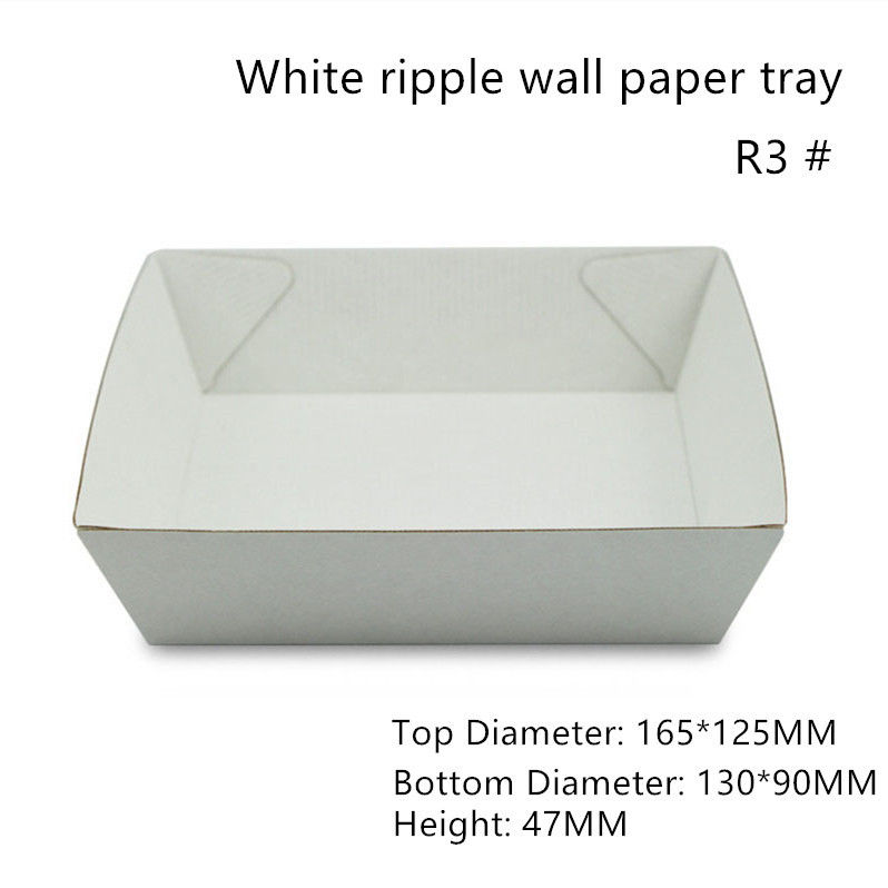Rechthoekig Witboekvoedsel die Tray Height 47mm dienen