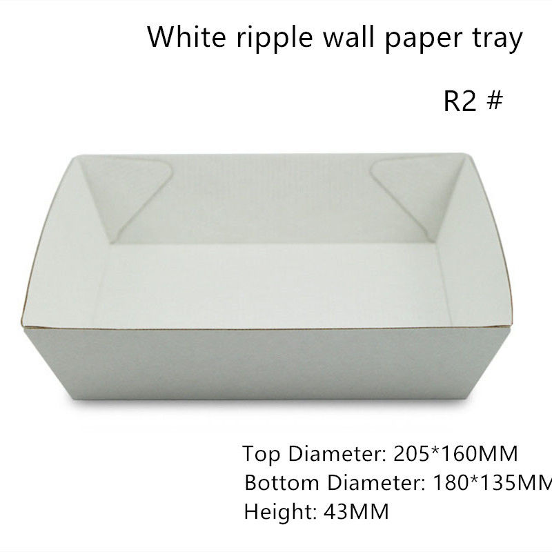 Rechthoekig Witboekvoedsel die Tray Height 47mm dienen