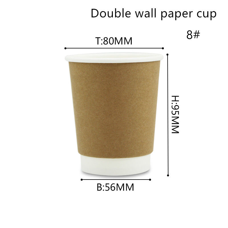 Biologisch afbreekbare Hete en Koude Drankkoppen 8oz 12oz 16oz