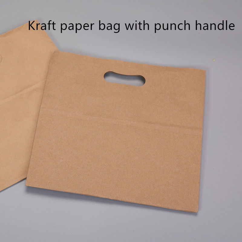 het Document van 80gsm 100gsm 120gsm Kraftpapier Zak met het Handvat van de Matrijzenbesnoeiing