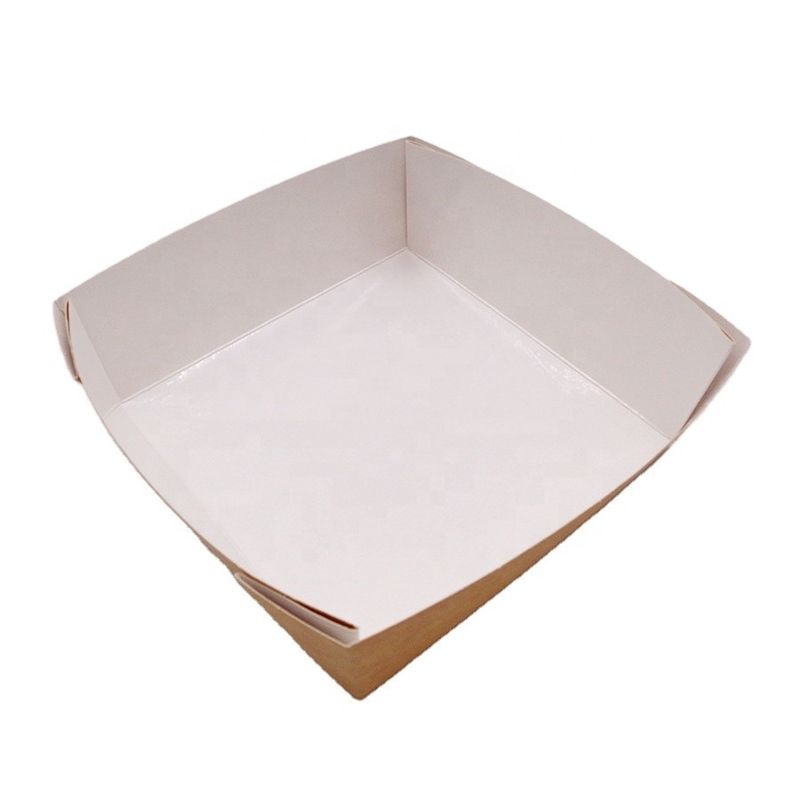 Meeneem het Snelle Voedsel van kraftpapier Verpakkingsdoos met Duidelijk Venster