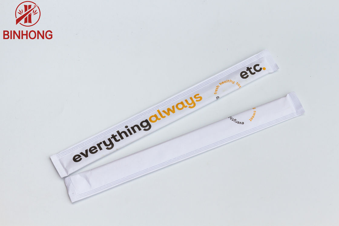 Eco Frindly Natural Bamboo Chopsticks Sushi Stick met papieren verpakking