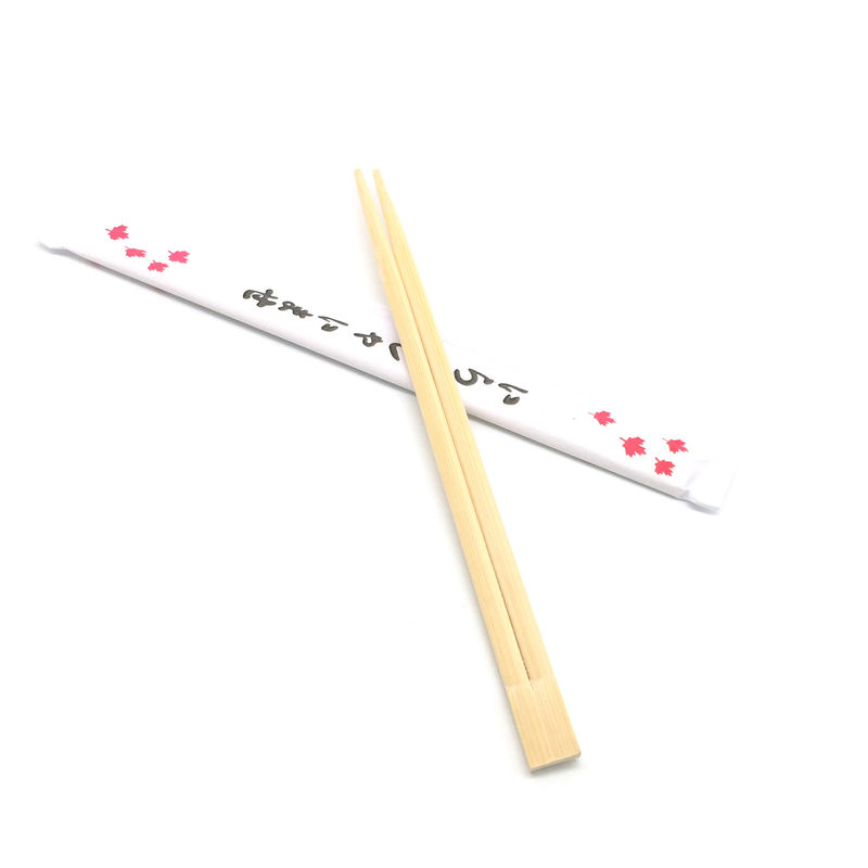 Eco Frindly Natural Bamboo Chopsticks Sushi Stick met papieren verpakking