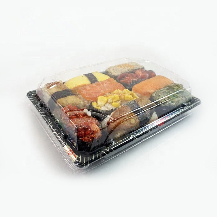 ODM Antislipps Plastic Beschikbaar Sushi Meeneemdienblad