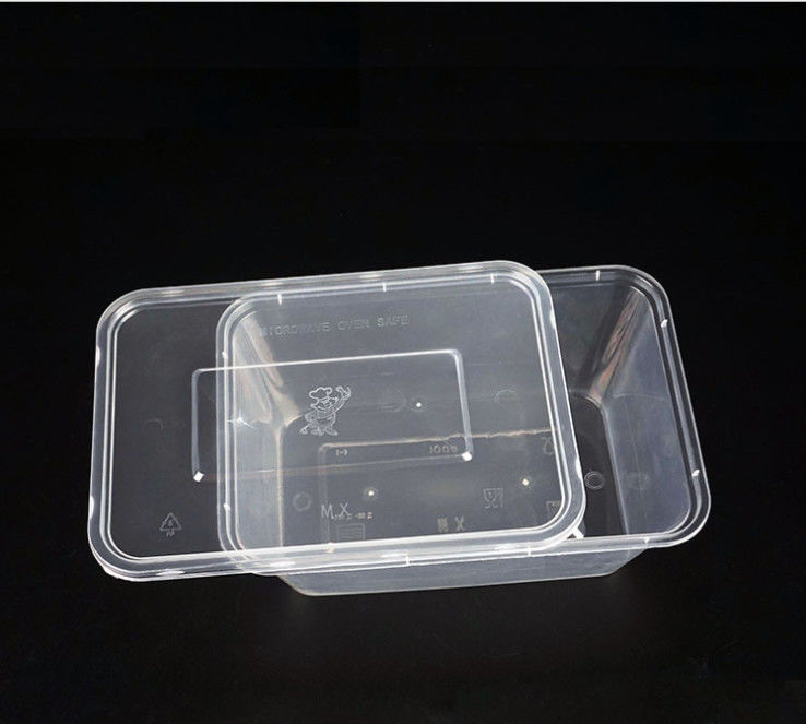 Het beschikbare pp-Plastiek haalt Doos Microwavable met Deksel weg