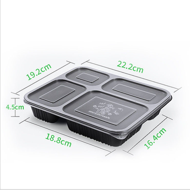 Container 500 van het Microwavablepp Beschikbare Voedsel 650 750 1000ml