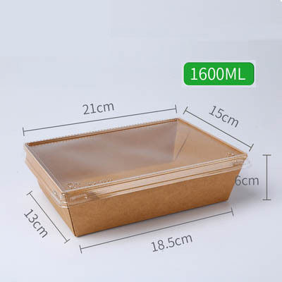 Beschikbare de Lunchdoos van tarwestraw fiber 500ml 900ml 1600ml voor Voedsel Verpakking