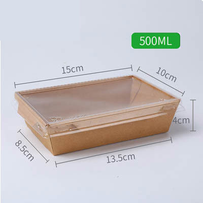Beschikbare de Lunchdoos van tarwestraw fiber 500ml 900ml 1600ml voor Voedsel Verpakking