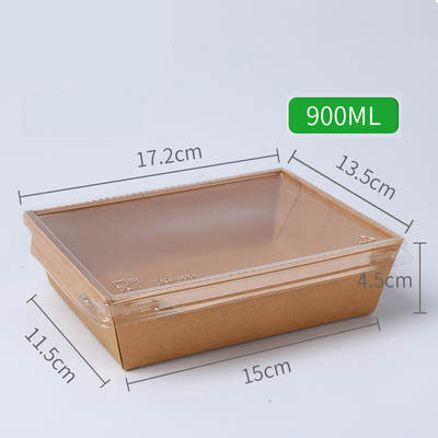 Beschikbare de Lunchdoos van tarwestraw fiber 500ml 900ml 1600ml voor Voedsel Verpakking